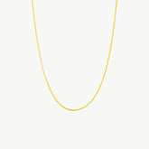 Serenity Sleek Italian Style Gold Snake Chain Necklace