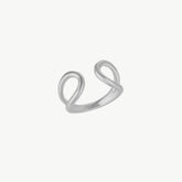 Horseshoe Silver Wrap Ring