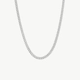 Luxury Cuban Silver Chain Necklace
