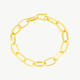 Adjustable Large Gold Chain Bracelet