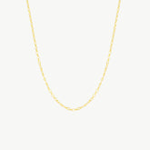 Textured Gold Mini Link Chain Necklace