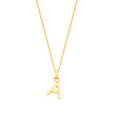 Personalized Elegance 9ct Solid Gold Initial Pendant